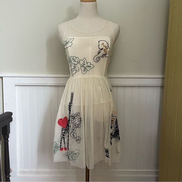 PATRIZIA PEPE Lea Embroidered Dress 40 - Picture 12 of 16